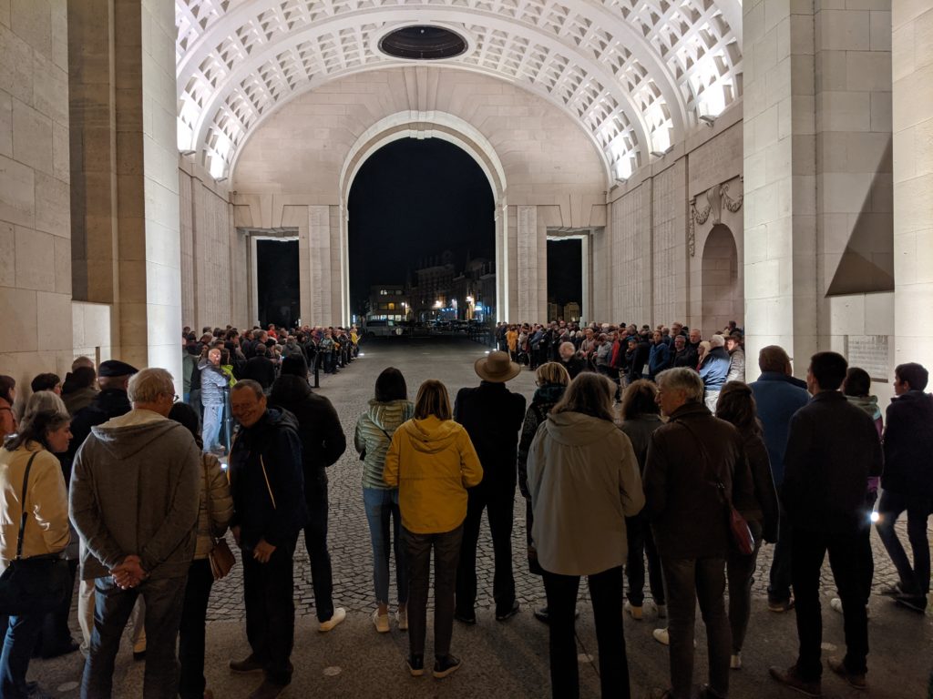 The Last Post Ceremony at the Menin Gate in Ypres, Belgium is a beautiful WW1 remembrance ceremony.