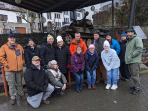 On the December 2024 Ardennes Tour participants represented families of four American servicemen who fought in the Bulge.