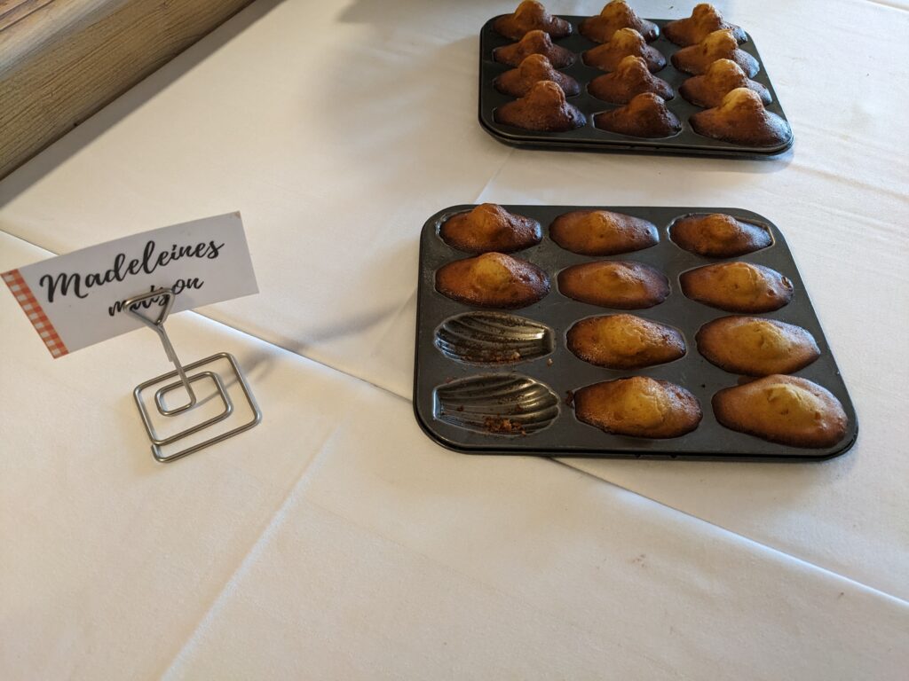 Madeleines originate from Lorraine, France. Trying new food is just one way clients bridge cultures on our small-group battlefield tour