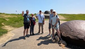 Exploring the exterior of Fort Douaumont during the KDIH Verdun Tour