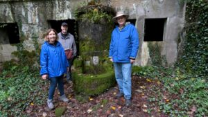 Visiting a German Lager (Camp) in the St. Mihiel Sector