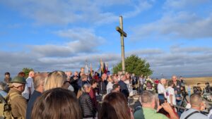 1 July reconciliation and remembrance at Lochnagar Crater, La Boiselle